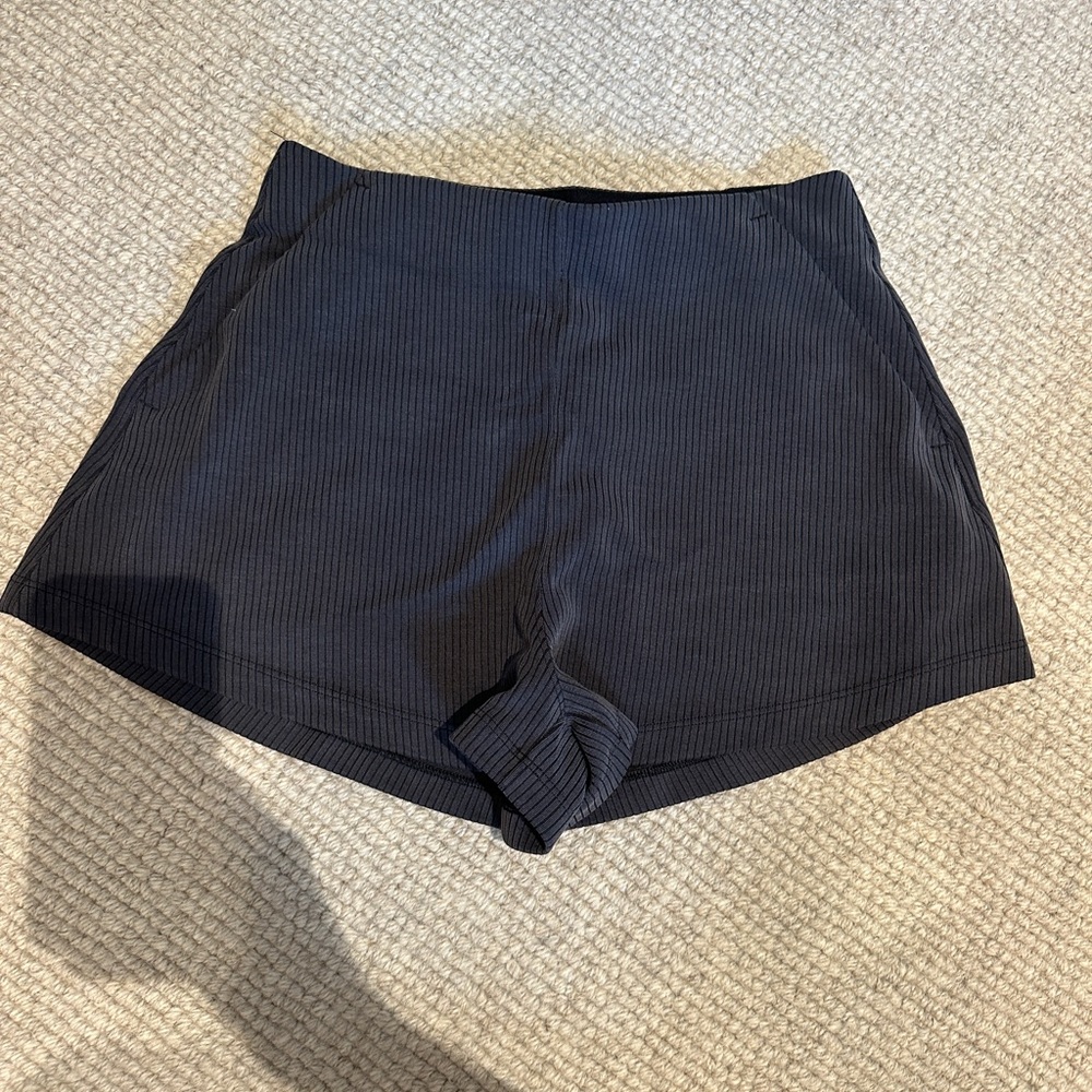 lululemon athletica Navy High Waist Shorts